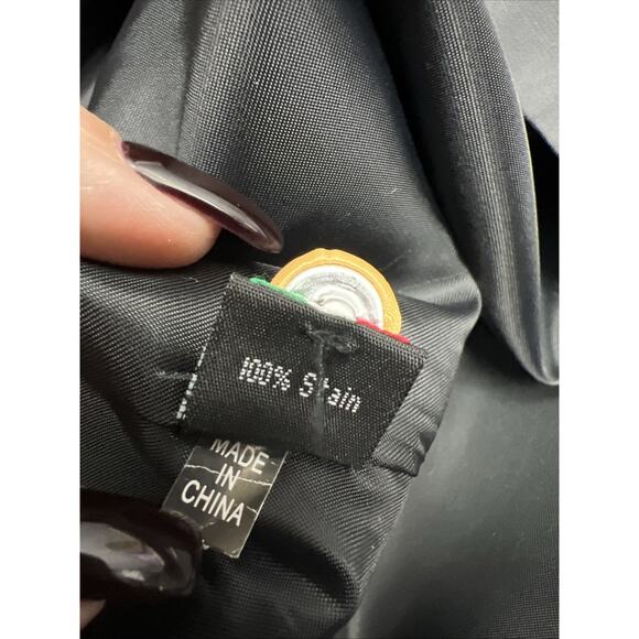 Q Brand Italian Design Size Small 5 Button Gold Black Mens Dress Vest - Picture 6 of 9